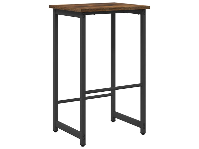 Tabouret de bar, chaise de bar chêne fumé 40x32x64 cm bois d'ingénierie shl52748 - Conforama A