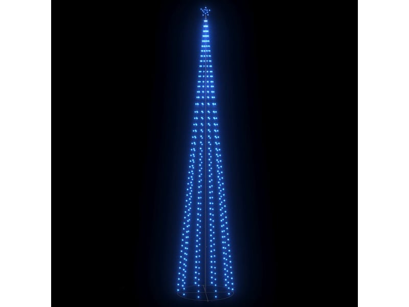  Sapin de noël - arbre de noël cône 752 led bleues décoration 160x500 cm  - Conforama A