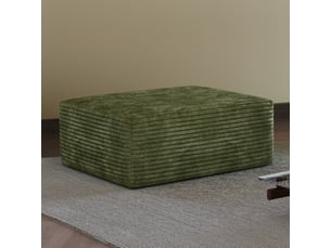 Canapé droit convertible <strong></strong> <strong></strong> 3 + 2 places Velours côtelé vert