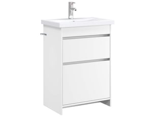 Ensemble de mobilier de salle de bain blanc 61x40x84.5 cm shl2658