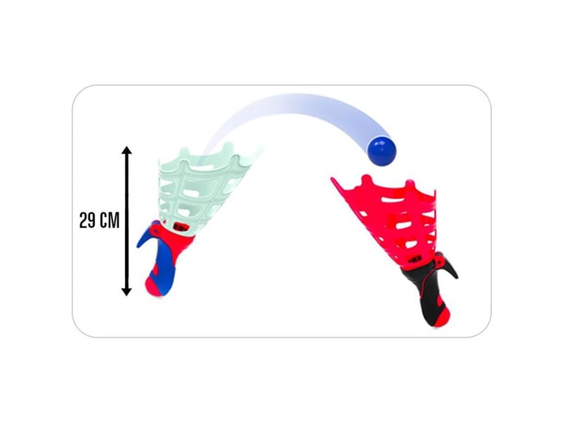  Jeu de balle clip-clap spidey 2 lanceurs avec 4 balles SP330490 - Conforama B