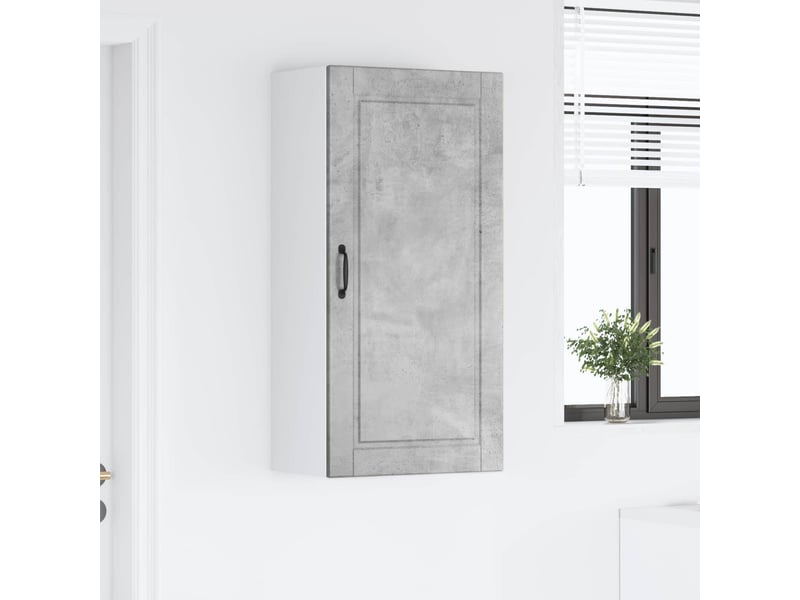  Meuble mural de cuisine, armoire de cuisine gris béton 50x31x100cm shl1833  - Conforama D