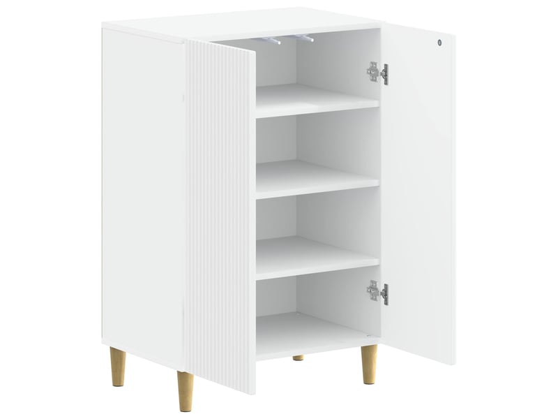  Meuble à chaussure, cabinet à chaussures arnhem 59,5x39,5x90 cm blanc  - Conforama C