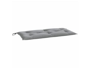 Coussin de banc de jardin, coussin d'assise gris 100x50x7 cm tissu oxford cf52722