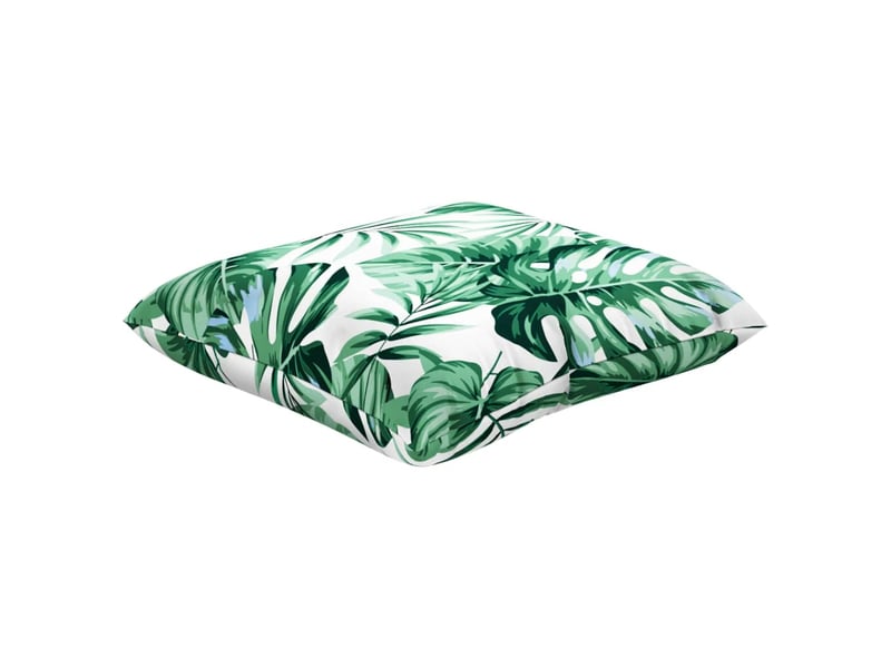  Lot de 4 coussins de canapé, coussins décoratifs motif de feuilles 50x50 cm tissu cf59239  - Conforama E