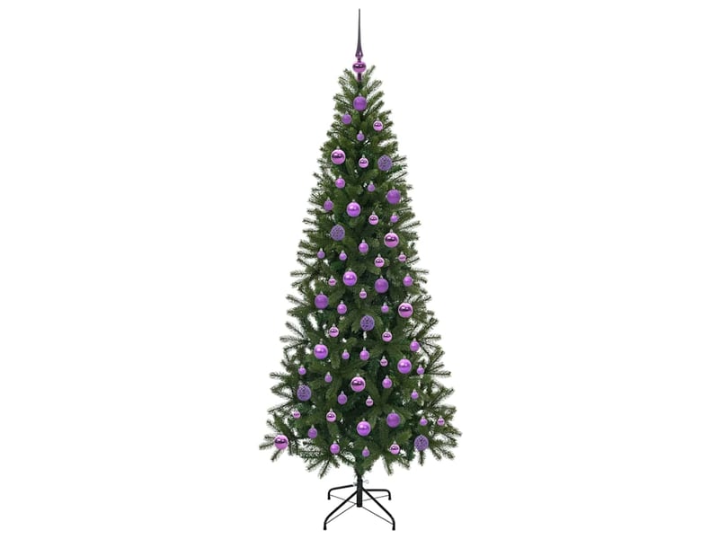 Sapin de noël artificiel, arbre de noël vert 180 cm pe et pvc shl8677 - Conforama D