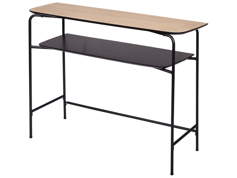 Console LOMOCO KYOTO coloris noir et bois - Conforama C