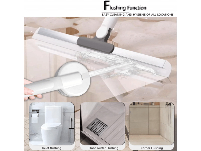 Pommeau de douche haute pression, pommeau de douche à économie d'eau avec flexible de 1,5 m, blanc  - Conforama D