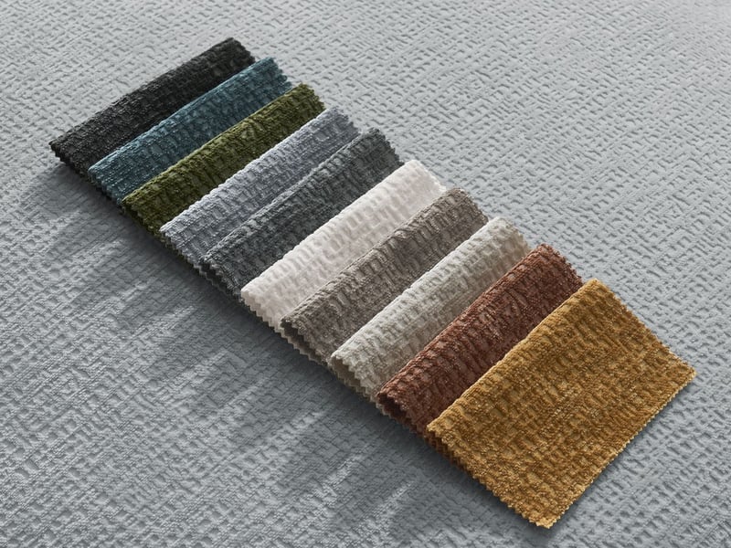  Bobochic canapé droit fixe 3 places leopold tissu texturé avec pouf gris clair  accoudoir gauche LEOPOLD - Conforama C