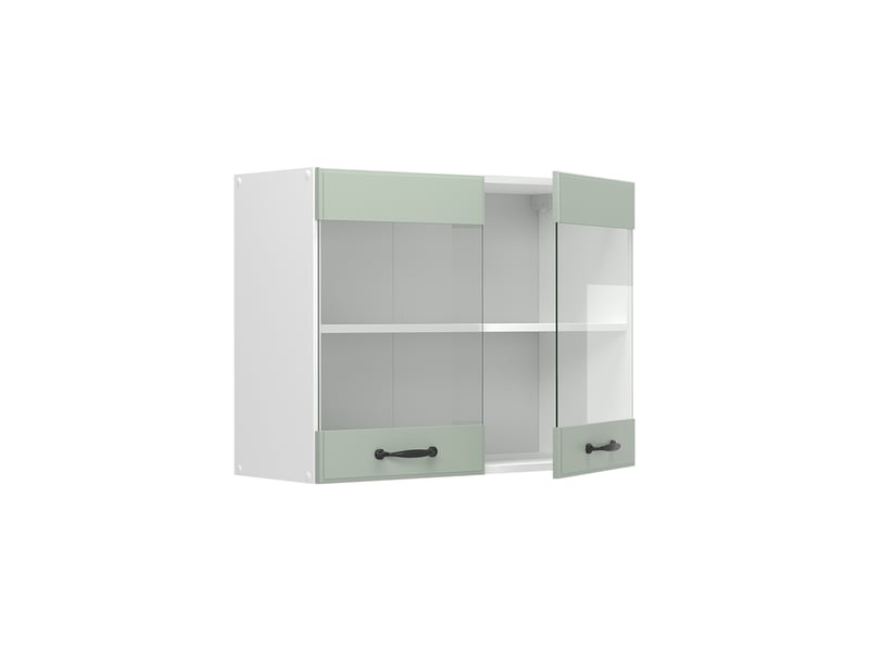 Vicco armoire en verre, mint campagneblanc, 80cm  - Conforama E
