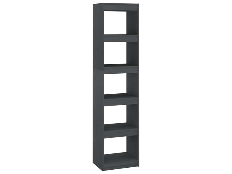 Bibliothèque, étagère de rangement gris 40x30x167,5 cm pin massif - Conforama A