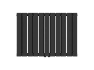 Radiateur à panneaux design double 1097 watts acier 60 x 80 cm noir 03_0010472
