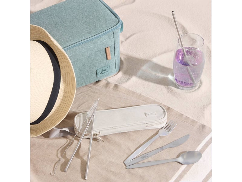  Couverts de voyage 5 pièces beige  - Conforama B