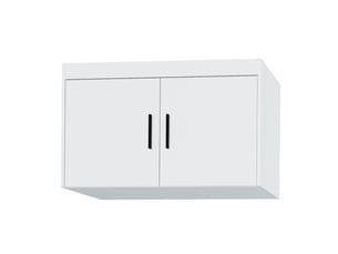 Surmeuble armoire storicos 2 portes blanc 90x55x53 cm