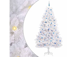 Sapin de noël, arbre de noël artificiel à branches articulées blanc 270 cm shl6462
