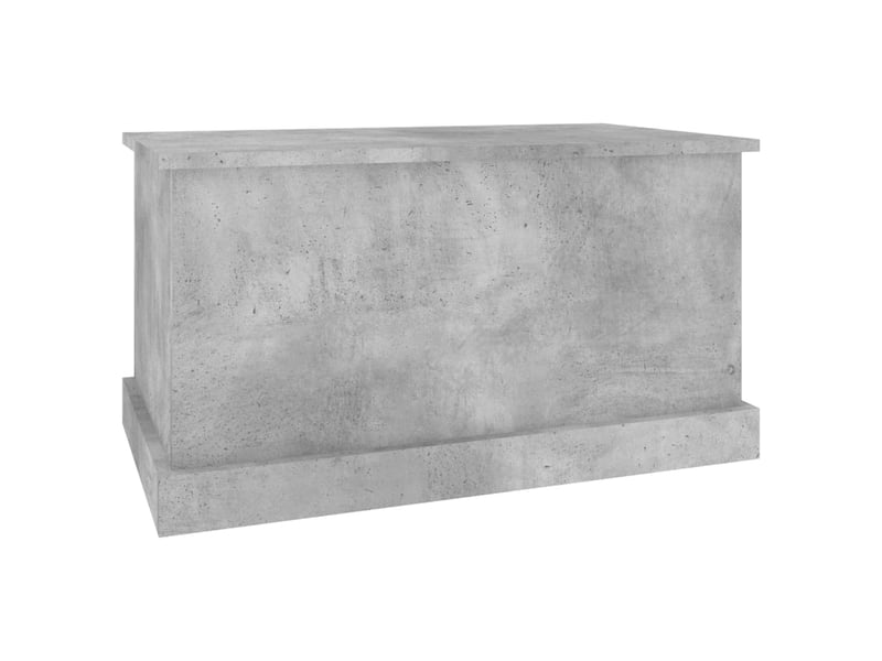  Boîte de rangement, coffre de rangement gris béton 70x40x38 cm bois d'ingénierie  - Conforama D