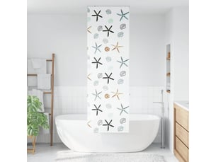 Store enrouleur de douche, store à rouleau 70x240 cm largeur du tissu 66 cm cf45045
