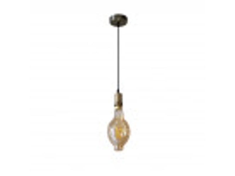 Fabrilamp dante, suspension, moderne, 1 x e27, ambrecuir, 51-107 x 12 x 12 cm 166891014 - Conforama B
