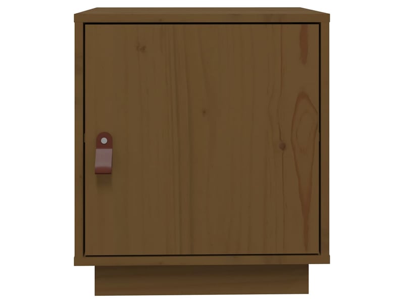  Table de chevet - cabinet de chevet - table de nuit marron miel 40x34x45 cm bois de pin massif  - Conforama E
