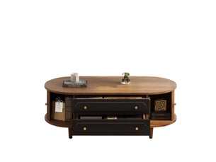 Table rectangulaire coloris bicolore <strong>ATELIER CONFORTIEL</strong> <strong></strong> - 50 cmx100 cm