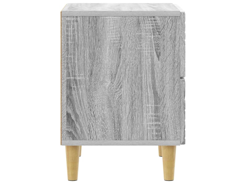  Table de chevet 2 pièces sonoma gris 43 x 34,5 x 48 cm  - Conforama E