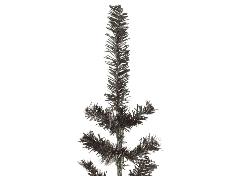  Sapin de noël - arbre de noël étroit noir 180 cm  - Conforama E