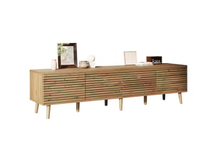 Meuble tv coloris naturel 180 cm <strong></strong>  <strong></strong>