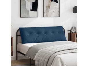 Coussin de dos, coussin de dossier bleu 140 x 19 x 50 cm tissu cf54510