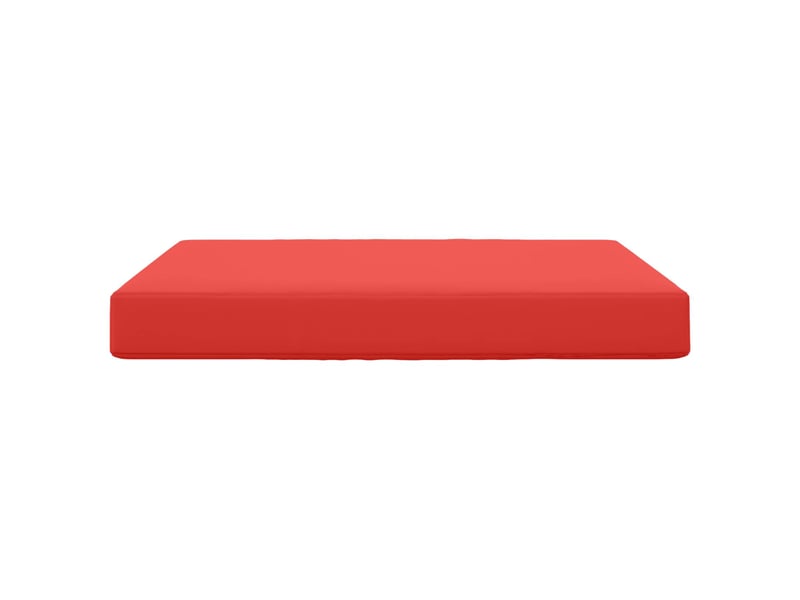  Coussin de canapé d'extérieur, coussin de chaise polyester rouge 80 x 80 cm cf54157  - Conforama D