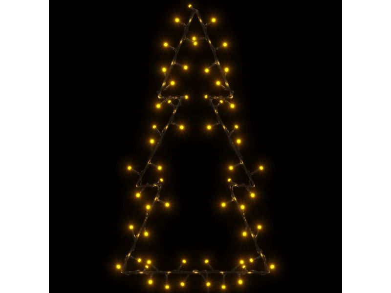  Lumières de noël silhouette d'arbre de noël 80 led blanc chaud  - Conforama E