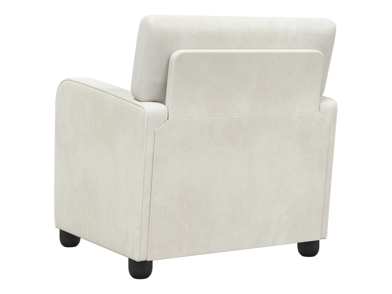  Vidaxl fauteuil crème velours  - Conforama E