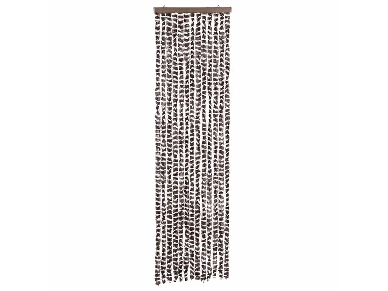  Rideau anti-mouches, moustiquaire beige et marron 56x200 cm chenille cf43500  - Conforama C