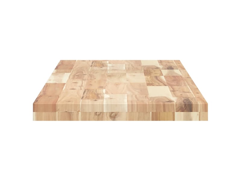 Dessus de meuble de salle de bain non traité bois d'acacia shl4711 - Conforama E