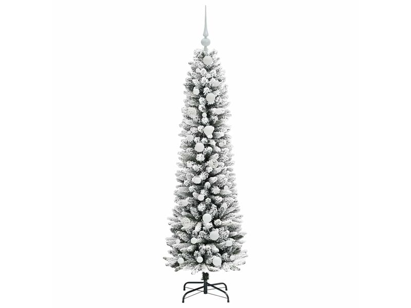  Sapin de noël artificiel, arbre de noël blanc 150 cm pvc, métal et plastique shl2262  - Conforama D