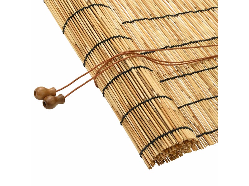  Store enrouleur, store à rouleau naturel 60 x 220 cm roseau cf45389  - Conforama A
