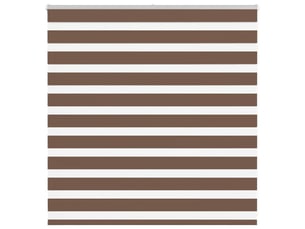 Store zèbre, store de fenêtre marron 140x100cm largeur du tissu 135,9cm polyester cf48675