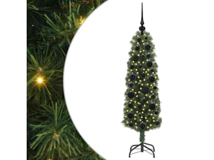 Sapin de noël - arbre de noël artificiel vert 120 cm pvc et acier et plastique