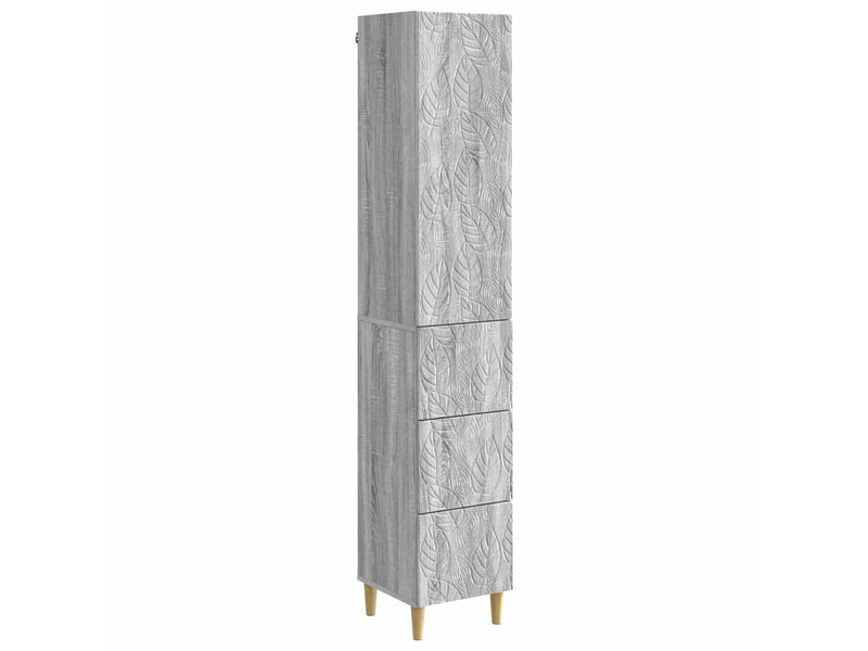  Ensemble de meubles 2 pcs, rangement de salon 33 x 34,5 x 90 cm bois d'ingénierie shl4085  - Conforama A