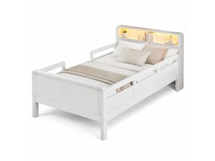 Sommier cadre à lattes 90x200 cm TCQPZ épaisseur 80 cm 15 latte(s) vendu avec sommier,sans matelas