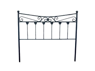 Tete de lit A poser largeur 143 cm B12918 8435720071221 finition epoxy noir