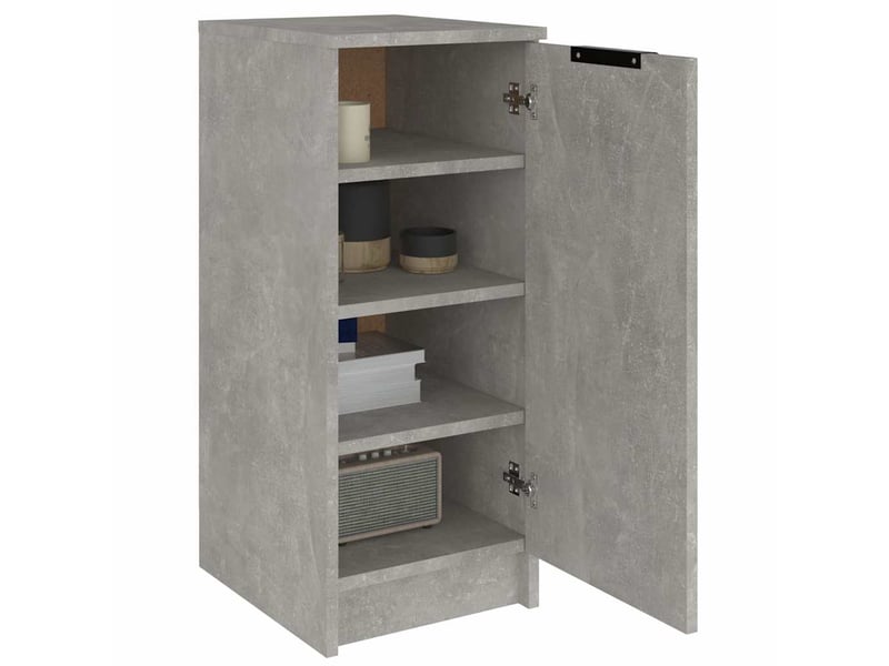  Meuble à chaussure, armoire à chaussures gris béton 30x35x70 cm bois d'ingénierie  - Conforama D