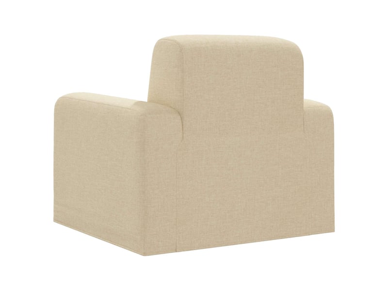 Vidaxl fauteuil crème tissu - Conforama E