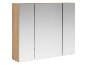 Amoire de salle de bain, meuble de salle de bain avec miroir chêne artisanal shl6221