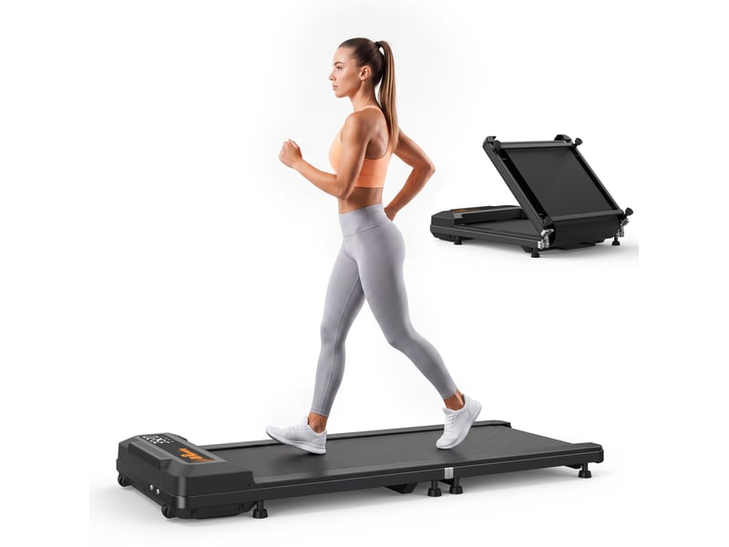 Tapis de marche pliable 180° sous bureau 1-6 kmh homvra - Conforama A