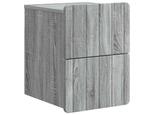 Table de chevet - cabinet de chevet - table de nuit mural sonoma gris 33 x 34,5 x 43 cm