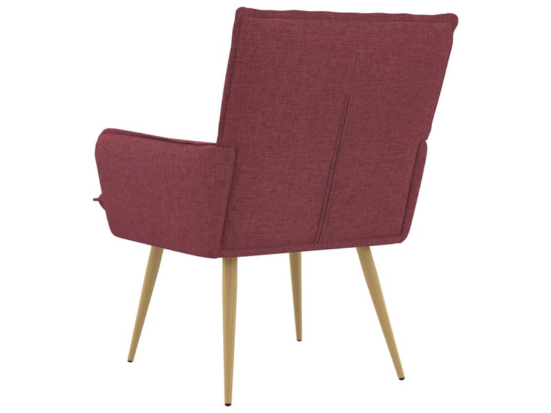  Vidaxl fauteuil bordeaux tissu  - Conforama E