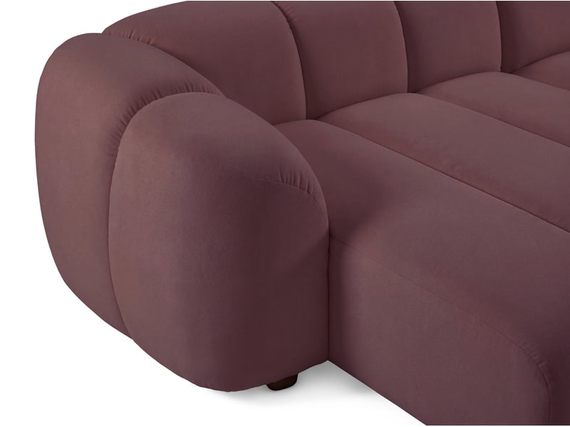  Selsey millma - canapé d'angle - 300 cm - velours rose Millma - Conforama E