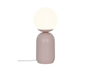 Lampe à poser notti  métal rose poudré ,  h. 34,5 - ip20 - e14  nordlux intérieur