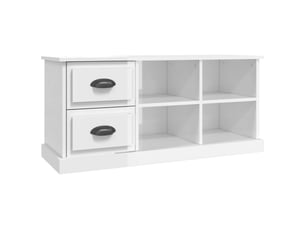 Meuble tv coloris blanc 102 cm <strong></strong>  <strong></strong>