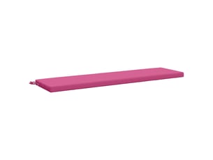 Coussin de banc, coussin d'assise, coussin de canapé soest 100 % polyester rose 160 x 40 x 5 cm cf53468